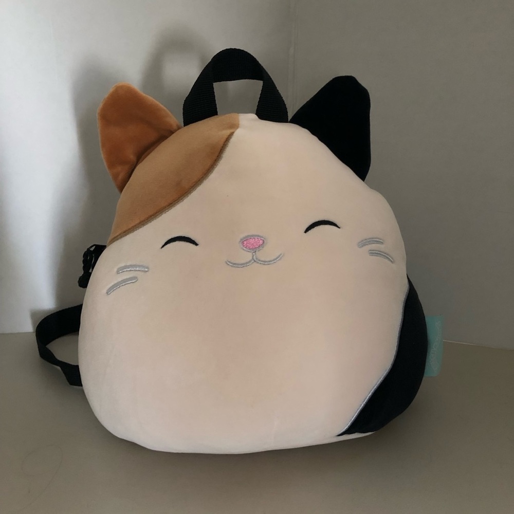 Squishmallow Cat Backpack MODIFIED TO USE AS A PURSE LOOK